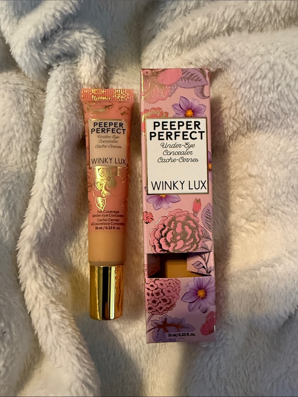 WINKY LUX Peeper Perfect Under-Eye Concealer — Pink & Gold Accents